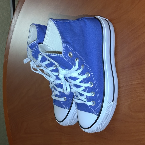 Converse Chuck Taylor All Star Hi High Lift Platform Blue Flame US Women Sz 6.5 - Picture 3 of 8